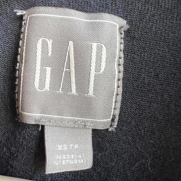 GAP Women's XS Blue Short Sleeve Button Down Shirt Top Terry Cloth Terrycloth - Picture 3 of 11